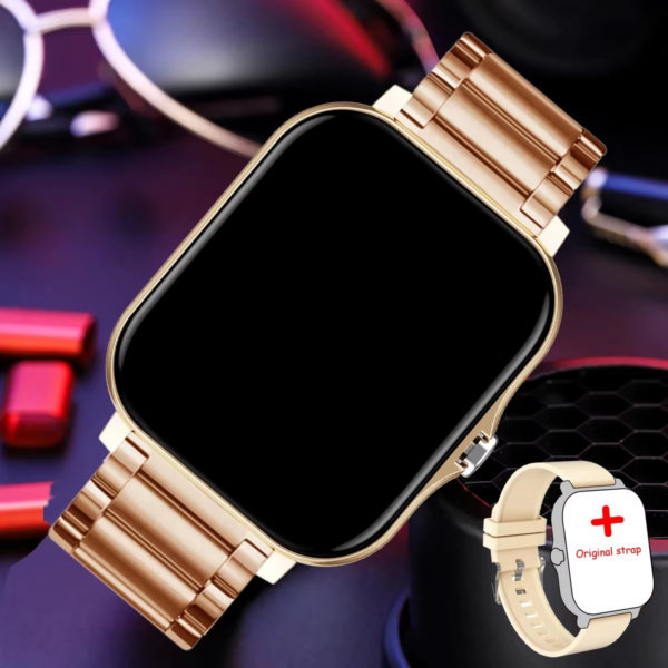 Smart Watch for Men Women Gift Full Touch Screen Sport Fitness Watches BT Call Wristwatch - Image 2