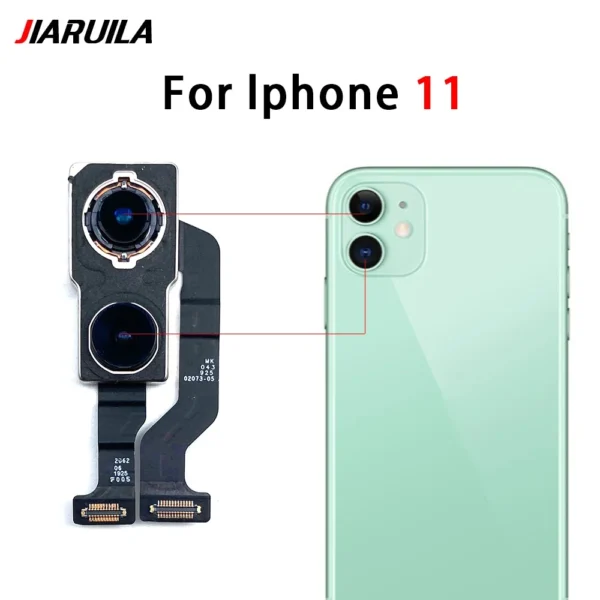 Rear Camera Module Flex + Front Facing Camera Replacement for Iphone 11 14 Pro Max14 Plus - Image 8