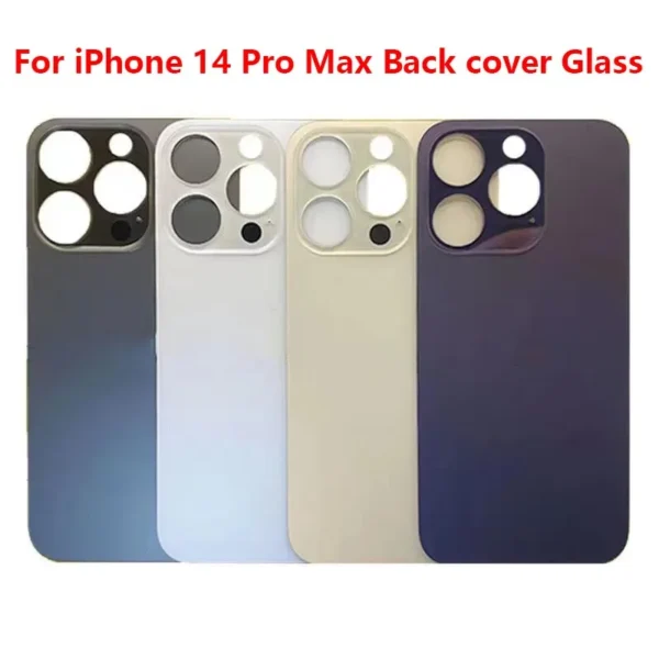 Back Glass for Iphone 14 Pro Max Rear Glass Replacement Parts - Image 2