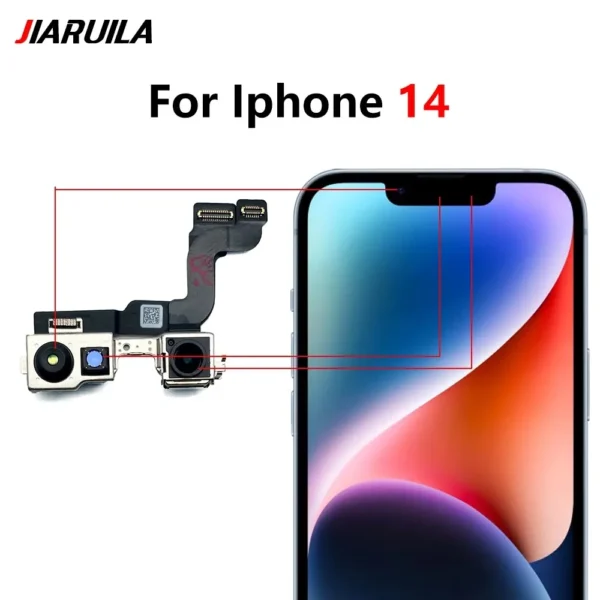 Rear Camera Module Flex + Front Facing Camera Replacement for Iphone 11 14 Pro Max14 Plus - Image 19