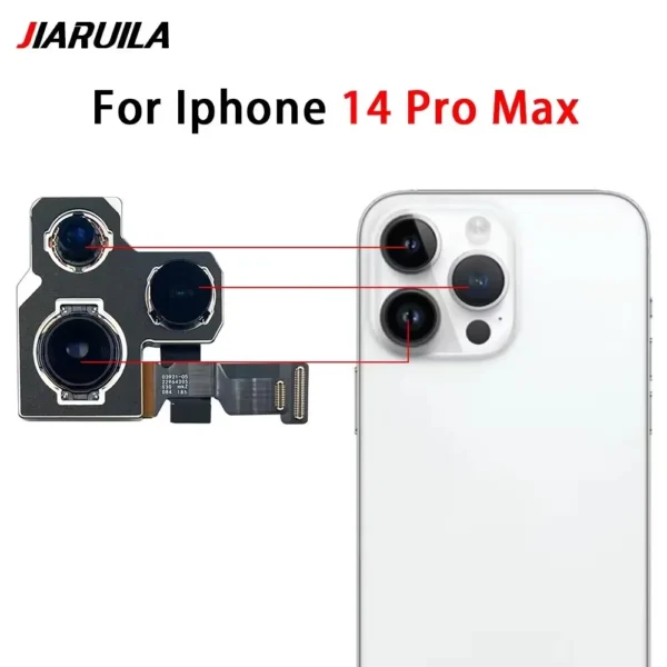 Rear Camera Module Flex + Front Facing Camera Replacement for Iphone 11 14 Pro Max14 Plus - Image 13