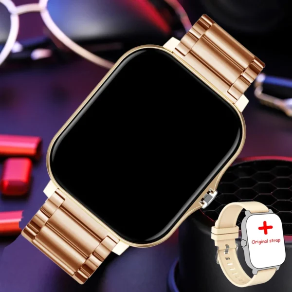 Smart Watch for Men Women Gift Full Touch Screen Sport Fitness Watches BT Call Wristwatch