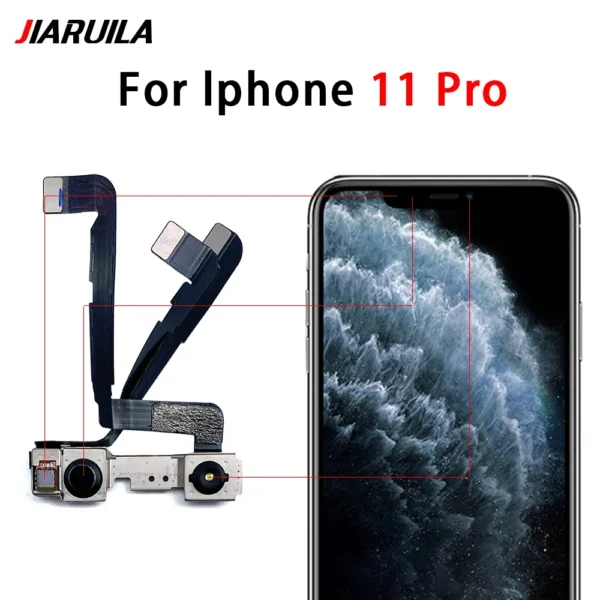 Rear Camera Module Flex + Front Facing Camera Replacement for Iphone 11 14 Pro Max14 Plus - Image 7