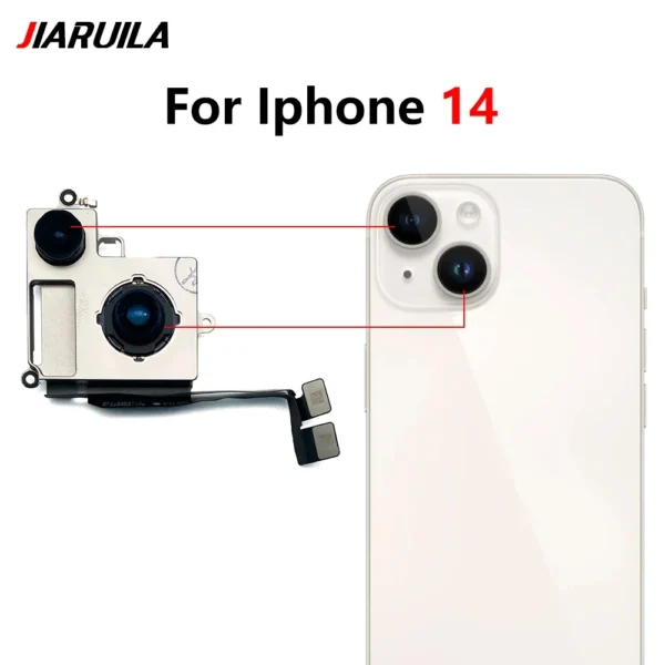 Rear Camera Module Flex + Front Facing Camera Replacement for Iphone 11 14 Pro Max14 Plus - Image 17