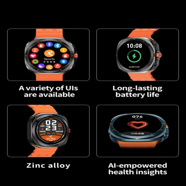 Multifunction Smart Watch DIY Watch Faces Sleep Monitoring Bracelet Language Switching Connect Phone Music Control Smartwatches - Image 3