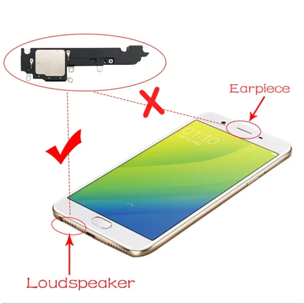 Bottom Loudspeaker for Iphone 11 12 13 14 15 Pro Max plus Mini Phone Sound Buzzer Ringer Loud Speaker Flex Cable - Image 4