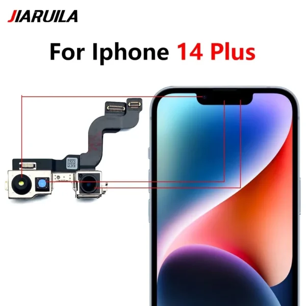 Rear Camera Module Flex + Front Facing Camera Replacement for Iphone 11 14 Pro Max14 Plus - Image 14