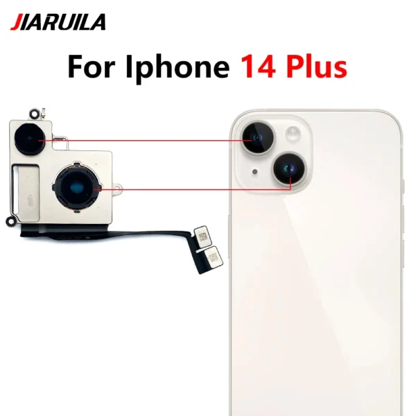 Rear Camera Module Flex + Front Facing Camera Replacement for Iphone 11 14 Pro Max14 Plus - Image 11