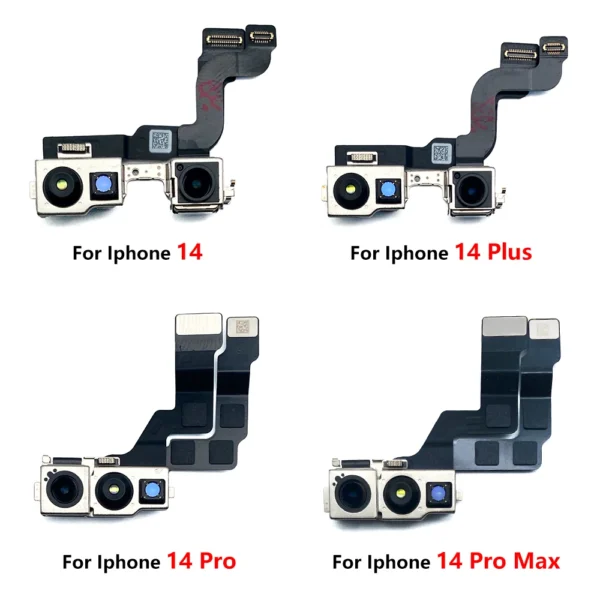 Rear Camera Module Flex + Front Facing Camera Replacement for Iphone 11 14 Pro Max14 Plus - Image 6