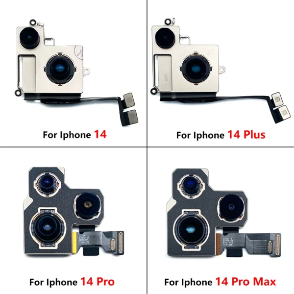 Rear Camera Module Flex + Front Facing Camera Replacement for Iphone 11 14 Pro Max14 Plus - Image 5