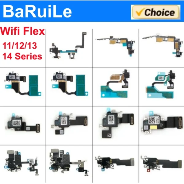 Wifi Antenna Flex Cable for Iphone 11 12 13 14 Pro Max Mini Wi-Fi Signal Bluetooth Ribbon Replace Parts