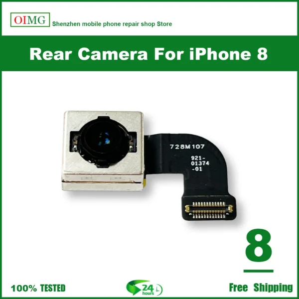 Rear Camera for Iphone 6 6S 7 8 plus Back Camera Rear Main Lens Flex Cable Camera for Iphone X XR XS MAX 11 11PRO 12 Camera - Image 2