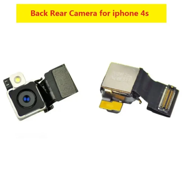 Genuine Main Back Camera for Iphone 4 4S 5 5S 5C Rear Camera with Flex Cable Facing Model 100% Tested Cell Phone Parts - Image 5