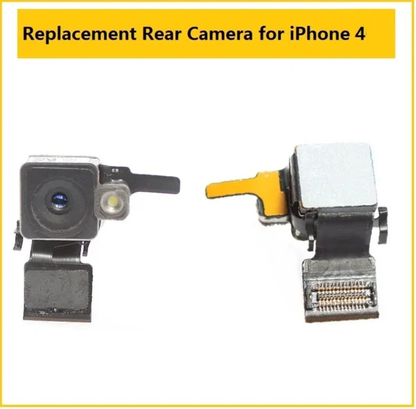 Genuine Main Back Camera for Iphone 4 4S 5 5S 5C Rear Camera with Flex Cable Facing Model 100% Tested Cell Phone Parts - Image 6