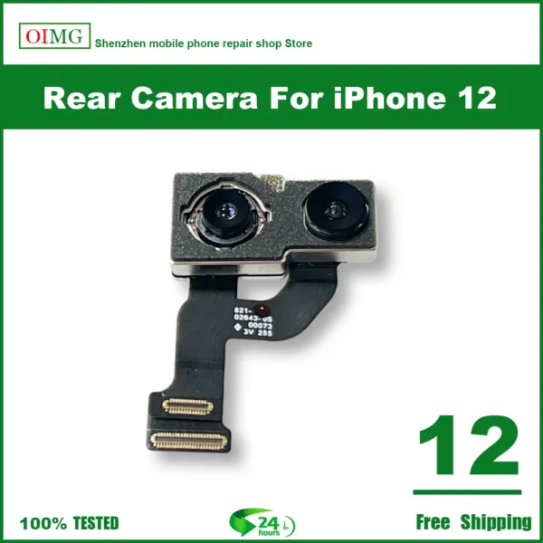 Rear Camera for Iphone 6 6S 7 8 plus Back Camera Rear Main Lens Flex Cable Camera for Iphone X XR XS MAX 11 11PRO 12 Camera - Image 5