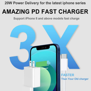 Type C USB Super Fast Charger PD to Type C Cable for Iphone 15 Ipad plus Pro Max