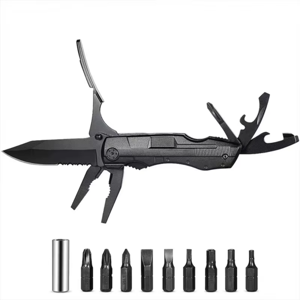 Multifunctional Knife Pliers Portable Multi-Purpose Folding Pliers Combination Swiss Army Knife Knife Outdoor Tool Pliers Set - Image 4