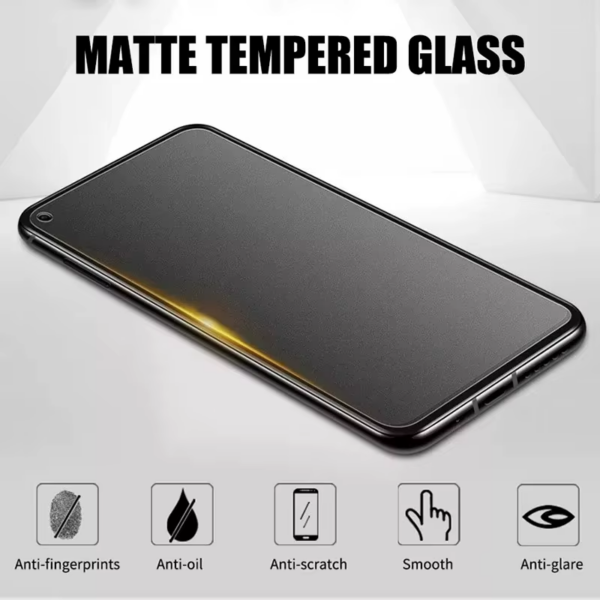 9H Matte Screen Protector Glass for Iphone 16 Pro Max 15 14 13 12 11 Pro Max 16 Pro plus X XS Xsmax XR 6 7 8 plus SE 2020 2022 - Image 5