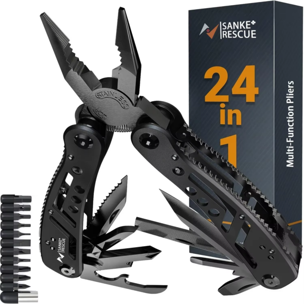 Multitool 24-In-1 Multitools Pliers with ​Professional Multi-Tool for Survival Camping and Hunting Gifts for Men Dad - Image 2