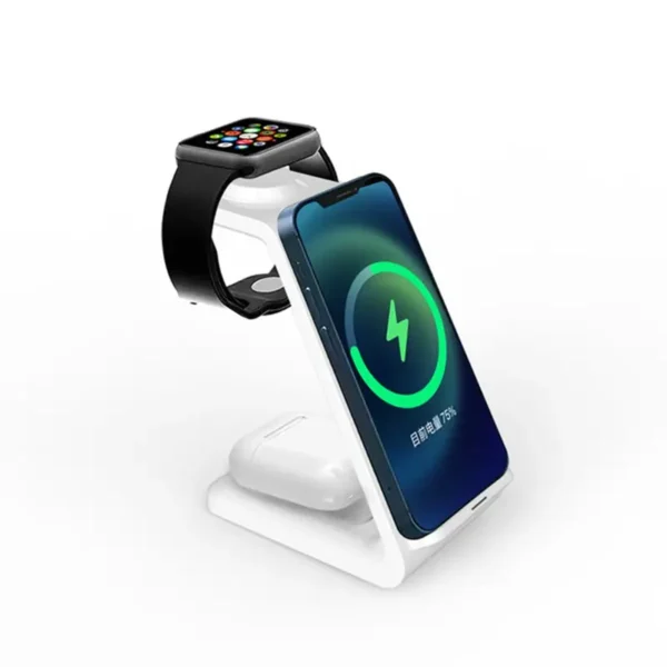 20W 3 in 1 Wireless Charger Stand Fast Charging Dock Station for Iphone 16 15 14 13 12 11 Pro Max Apple Watch 8 7 6 Airpods - Image 8