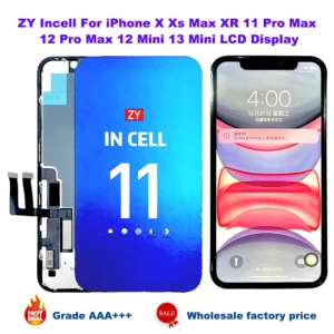 Incell LCD for  12 13 Mini 14 Pro Max 15 plus 11 13 Pro X XS Max XR LCD Display Touch Screen Digitizer Replacement Parts