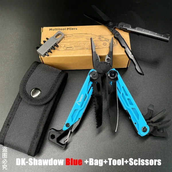 Folding Multi Functional Tool Pliers Multi Functional Combination Tool Pliers EDC Outdoor Equipment Swiss Tools - Image 17