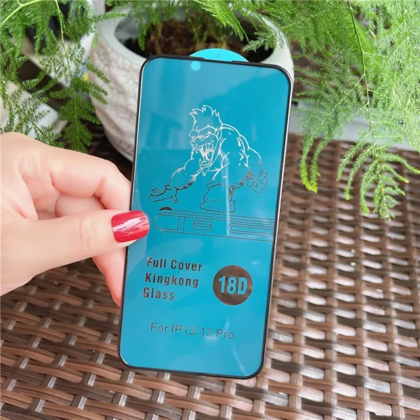 18D Airbag Screen Protector for Iphone 14 13 12 11 Pro Max Full Tempered Glass for Iphone XS MAX XR 15 plus Protective Film - Image 5