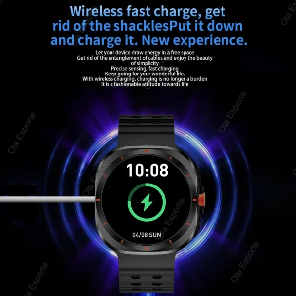 Smartwatch Men 1.52Inch HD Bluetooth Calls Waterproof Fitness Smart Watch 2025 Suitable for Samsung Galaxy Watch 7 Ultra New NFC - Image 6