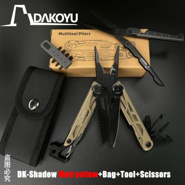 Folding Multi Functional Tool Pliers Multi Functional Combination Tool Pliers EDC Outdoor Equipment Swiss Tools - Image 15