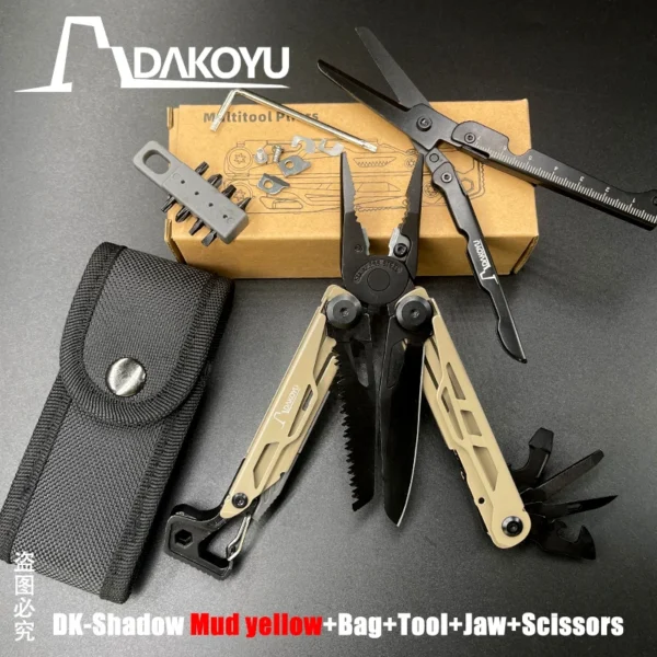 Folding Multi Functional Tool Pliers Multi Functional Combination Tool Pliers EDC Outdoor Equipment Swiss Tools - Image 9