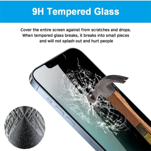 Privacy Screen Protector for iPhone11 13 12 Pro Max 14 15 plus 7 8Plus X XR XS Max9D Tempered Glass 9H Anti-Spy - Image 4