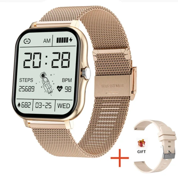 Full Touch Sport Smart Watch Men Women Heart Rate Fitness Tracker Bluetooth Call Smartwatch Wristwatch GTS 2 P8 plus Watch - Image 14