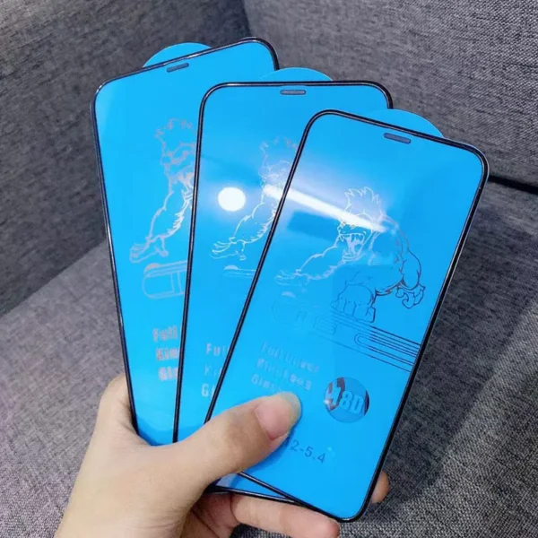 18D Airbag Screen Protector for Iphone 14 13 12 11 Pro Max Full Tempered Glass for Iphone XS MAX XR 15 plus Protective Film - Image 7