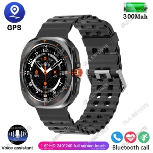 Smartwatch Men 1.52Inch HD Bluetooth Calls Waterproof Fitness Smart Watch 2025 Suitable for Samsung Galaxy Watch 7 Ultra New NFC