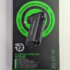 Bluetooth 5.3 AUX 3.5mm Audio Receiver HIFI Stereo Lossless Music Wireless Adapter Support TWS Mode With Mic For Speaker Headset