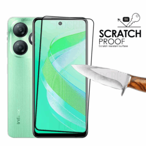 Infinix Smart 8 Glass Infinix Smart 8 Tempered Glass Protective Full Cover Glue HD 9H Screen Protector Infinix Smart 8
