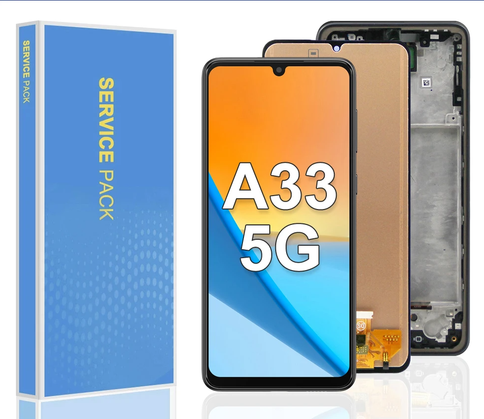 A33 5G LCD Display Panel for A336 A336B A336E Display with Frame