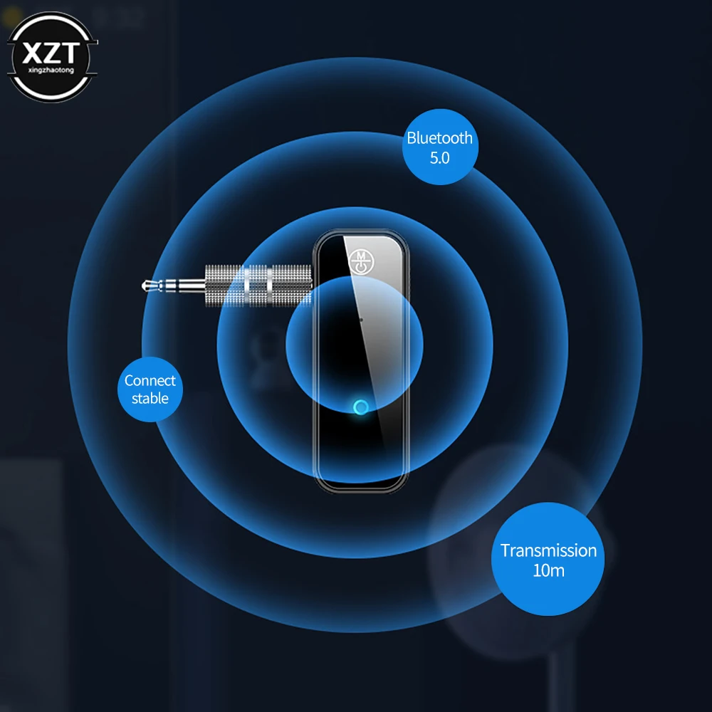 Bluetooth 5.0 Receiver Transmitter 2 In1 Jack Wireless Adapter 3.5Mm Audio AUX Adapter for Car Audio Music - Image 6