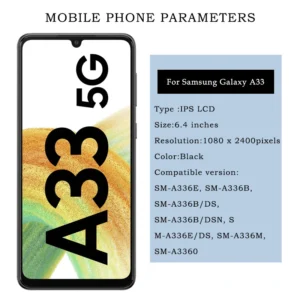 LCD Display for A33 5G A336 A336B A336E LCD Display Digitizer