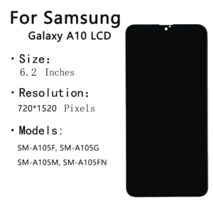 Galaxy A10 LCD SM-A105F SM-A105G Touch Screen Digitizer Assembly