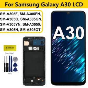 AMOLED TFT Display for Galaxy A30 A305 LCD Display A305F A305G A3050 A305N