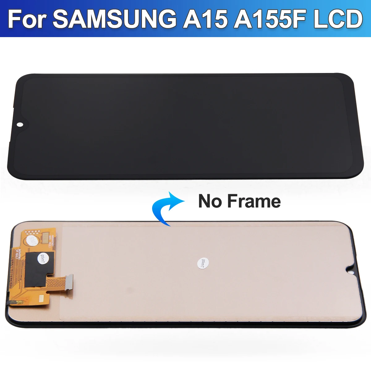 A15 4G SM-A155F SM-A156B Lcd Display Screen A15 5G Display Digital Touch Screen with Frame
