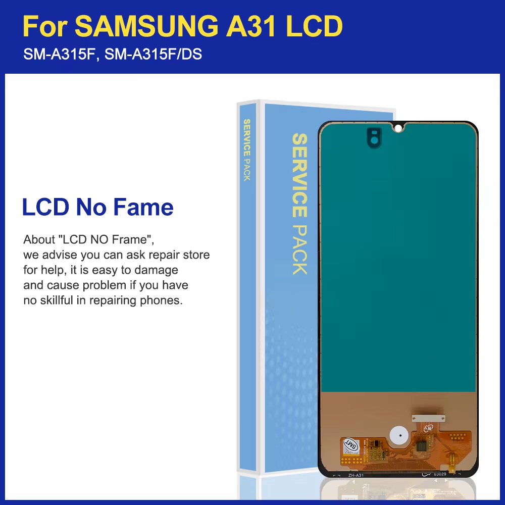 6.4''For Samsung Galaxy A31 A315 LCD TFT Display with Frame - Image 2