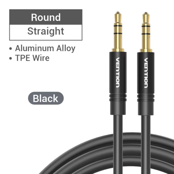 Jack 3.5Mm Aux Cable Male to Male 3.5Mm Audio Cable Jack for JBL Xiaomi Oneplus Headphones Speaker Cable Car Aux Cord