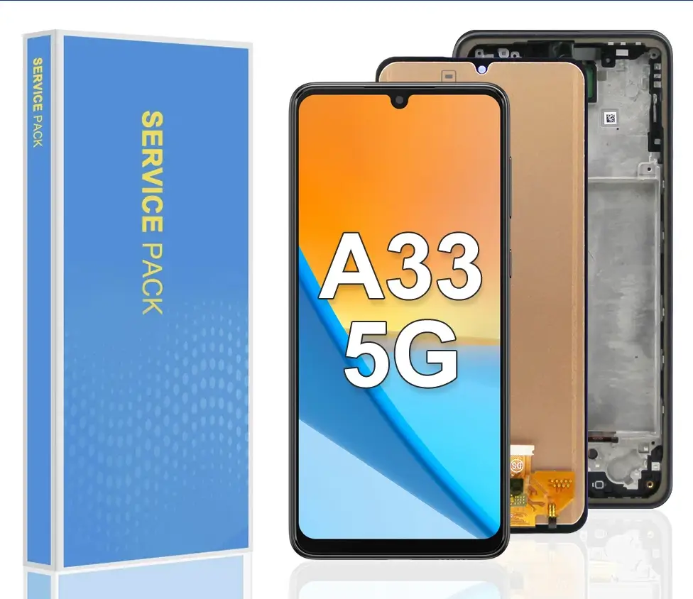 A33 5G LCD Display Panel for  A336 A336B A336E Display with Frame - Image 1