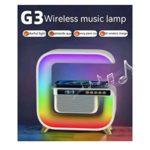 XM-G3 Bluetooth Speaker Alarm Clock 15W Wireless Charging Colorful Light - Image 2