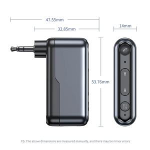 Bluetooth 5.3 AUX 3.5mm Audio Receiver HIFI Stereo Lossless Music Wireless Adapter Support TWS Mode With Mic For Speaker Headset - Image 2