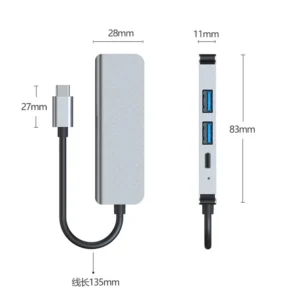 Type C to HDMI USB 3.0 HUB Adapter Convertor 4 in 1 USB 3.1 - Image 5