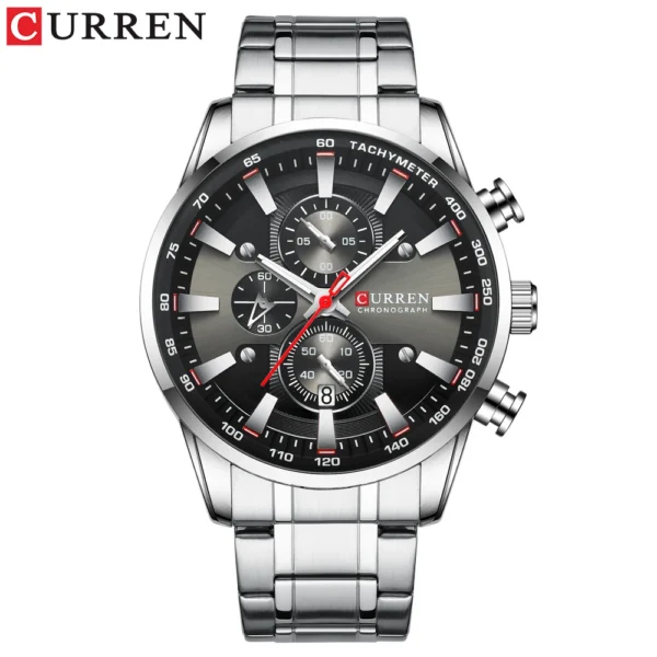 CURREN Mens Watches Waterproof Luxury Wristwatch Men Chronograph