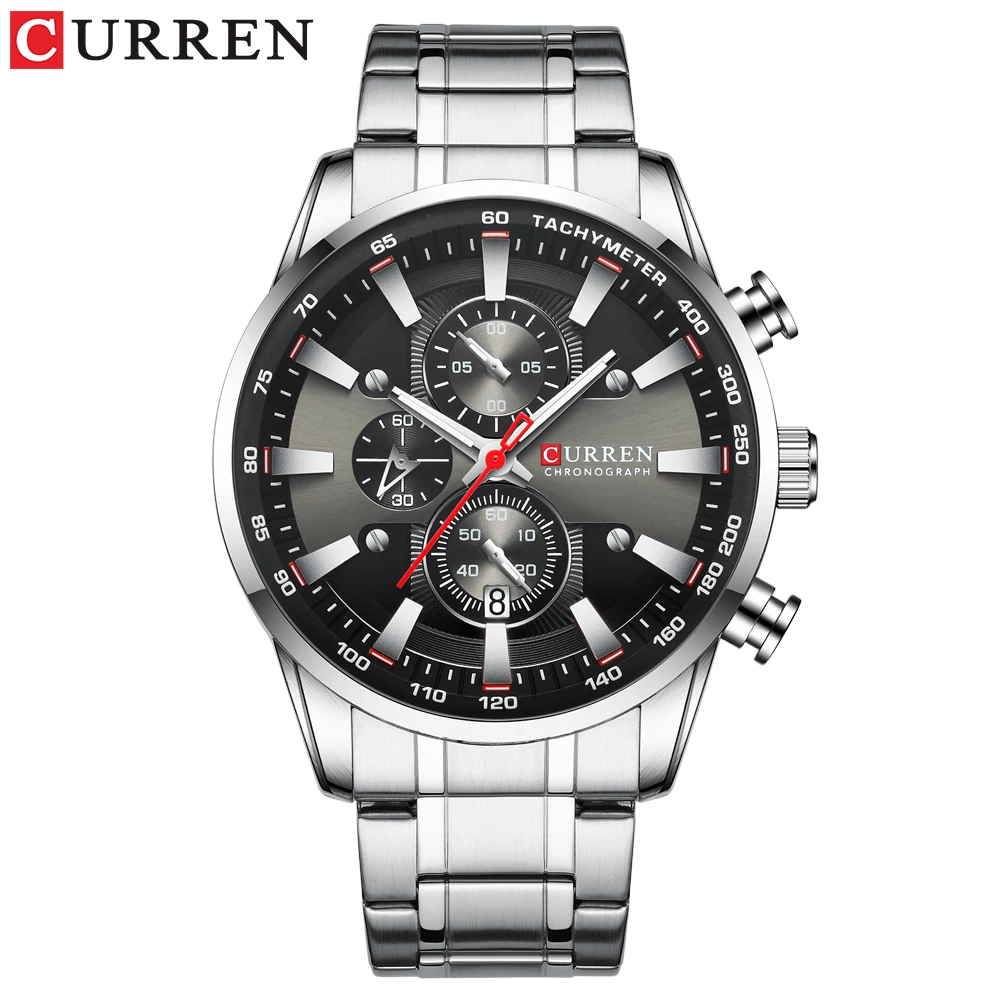 CURREN Mens Watches Waterproof Luxury Wristwatch Men Chronograph - Image 9